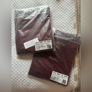 Men’s Fabletic Scrub Set — Wine Color NWT